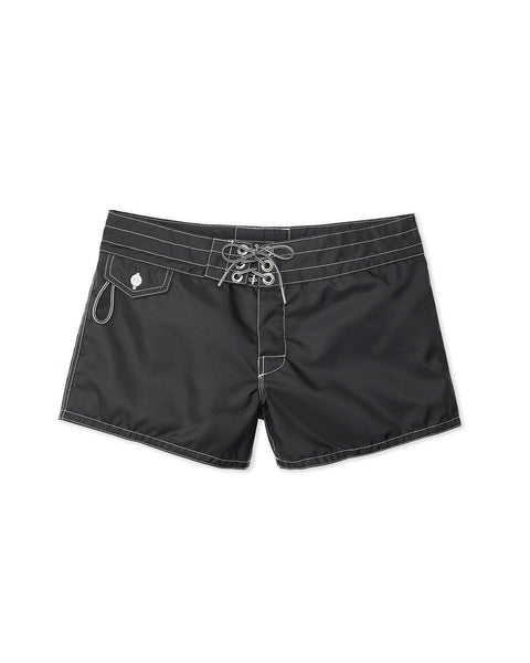 Women's 400 Boardshorts-Black, Front View