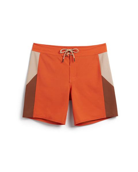 Birdie Boardshorts - Paprika/Tobacco Cream