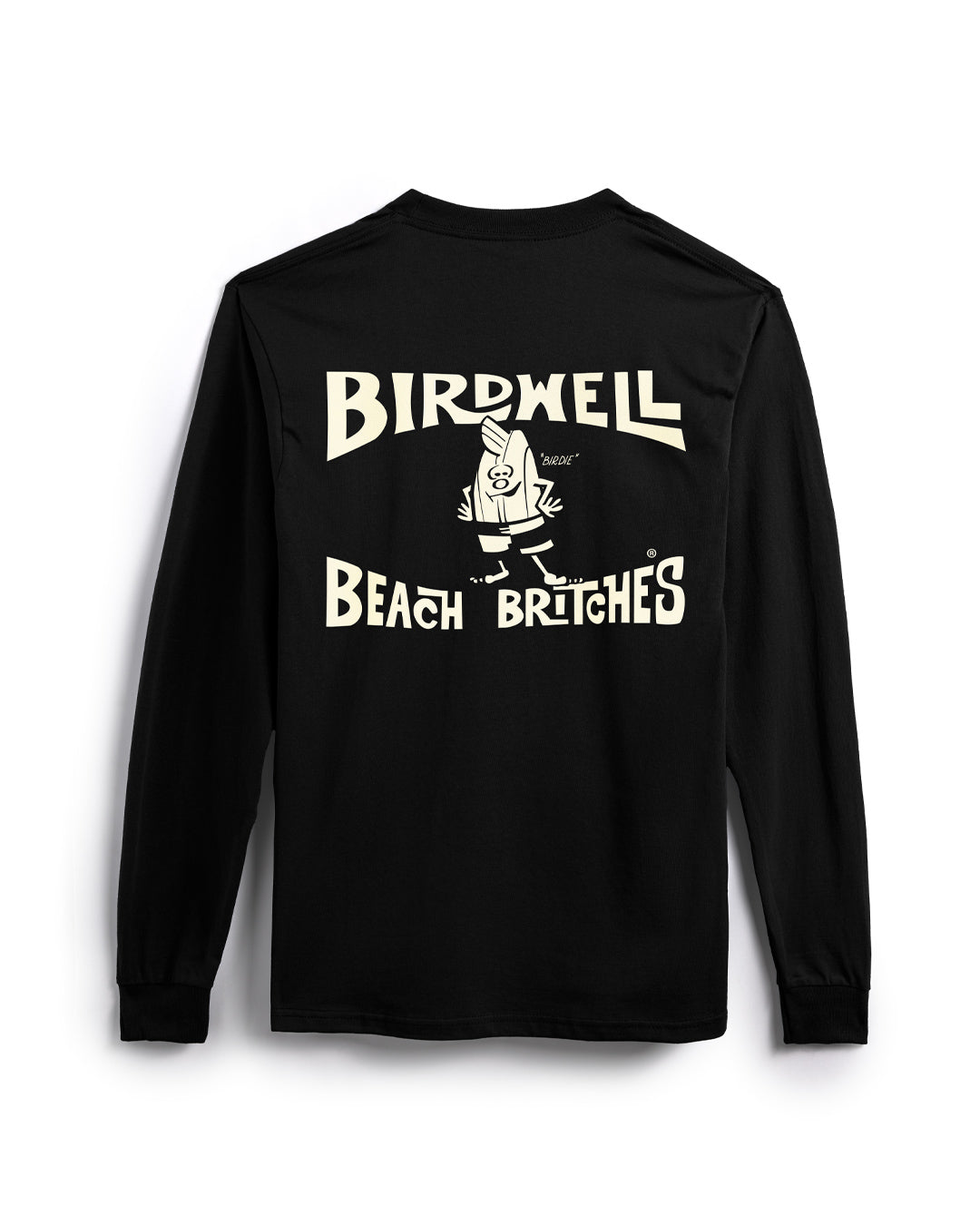 License Plate Long Sleeve T-Shirt - Black – Birdwell