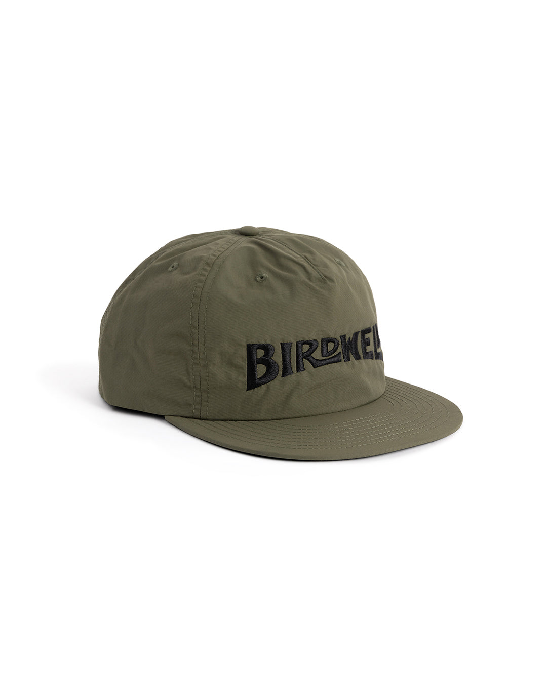 Wordmark Nylon Snapback - Army Green – Birdwell