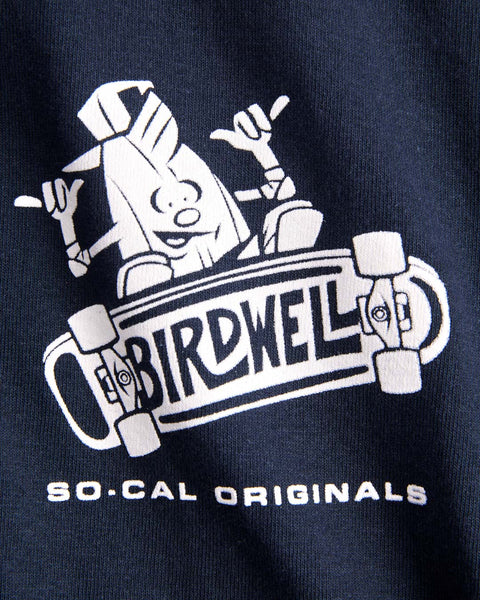 Skatin' Birdie T-Shirt - Navy