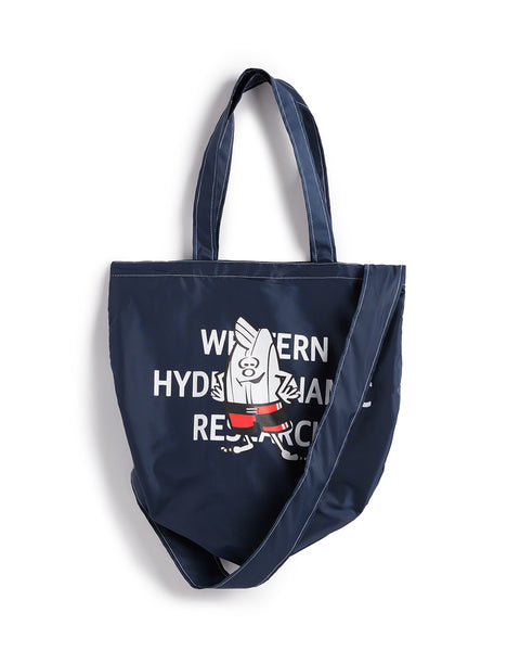 Navy blue nylon tote bag best sale