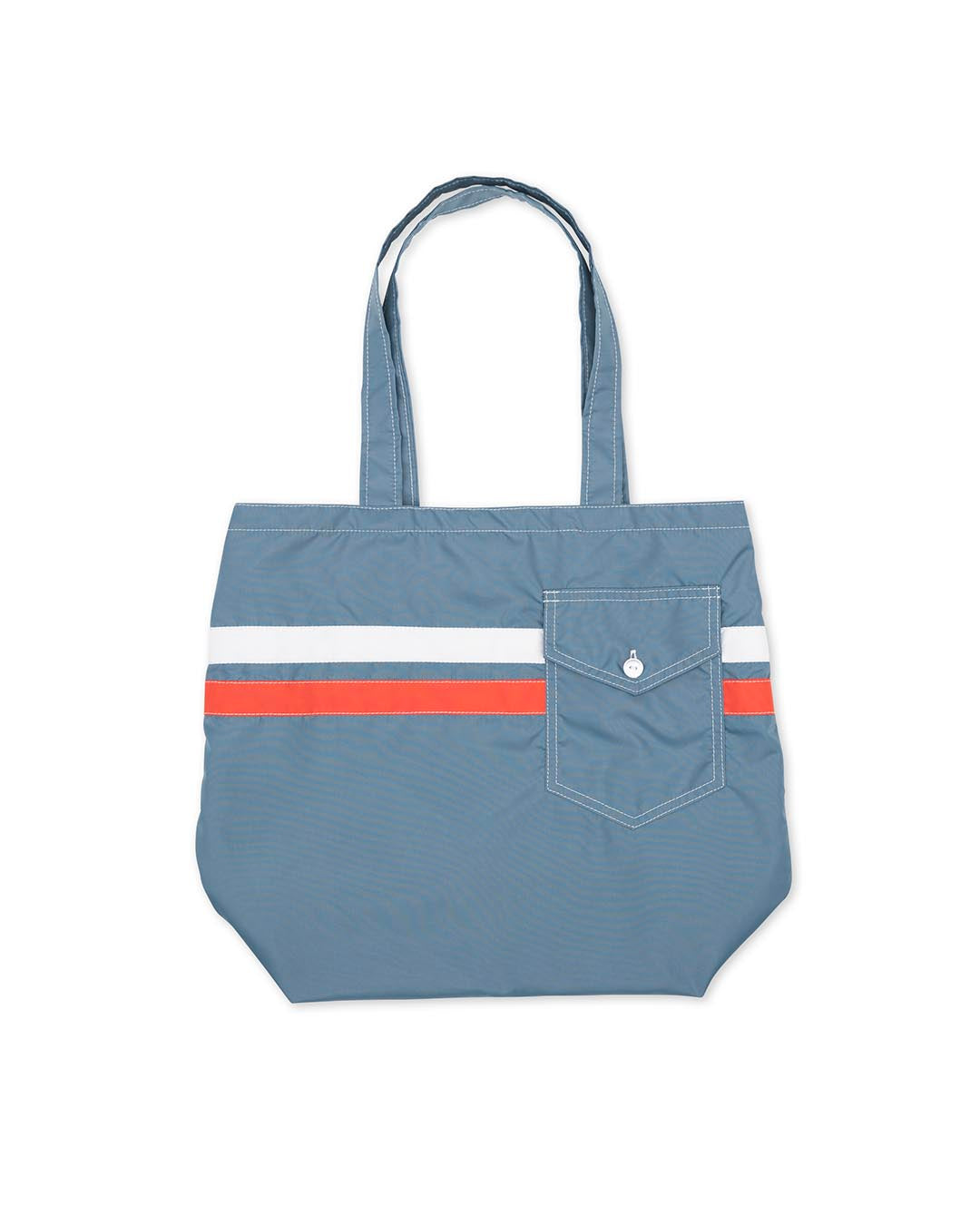 Nylon Tote - Federal Blue & Orange / White – Birdwell