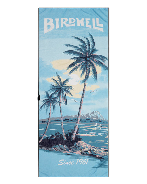 Postcard Beach Towel - Blue – Birdwell